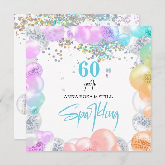 *~* PERSONALISIEREN SIE GENERIKA JEDES ALTER. Ball Einladung (Vorne/Hinten)