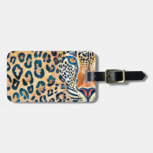 Personalisieren Sie Gepäckanhänger Leopard und Dsc (Vorderseite horizontal)