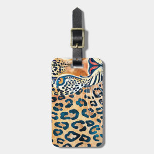Personalisieren Sie Gepäckanhänger Leopard und Dsc