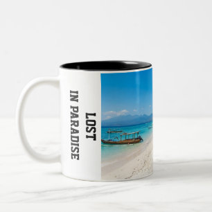 Personalisieren Sie Gili Trawangan Island Paradise Zweifarbige Tasse