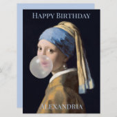 Personalisieren Sie Girl mit Perlmuttbläschen (Vorne/Hinten)