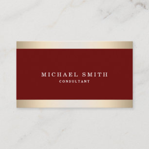 Personalisieren Sie Gold Streifen modern stilvoll Visitenkarte