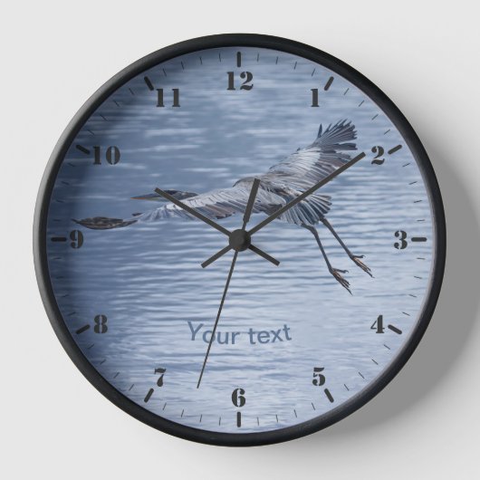 Personalisieren Sie Great Blue Heron während des F Uhr (Vorderseite)