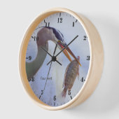 Personalisieren Sie Great Blue Hheron mit einem Fi Uhr (Winkel)