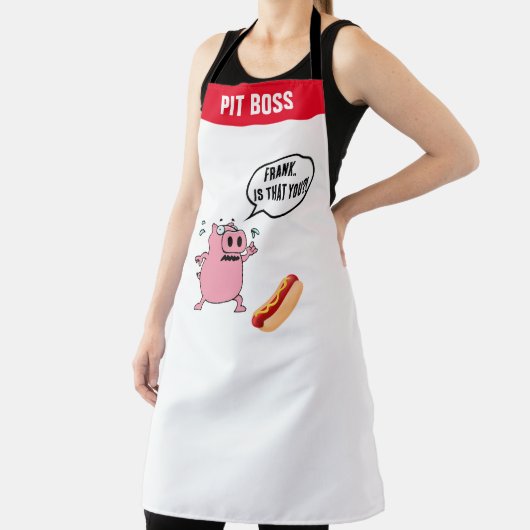 Personalisieren Sie GRILLEN Schürze, Frank, ist da Schürze (InSitu)
