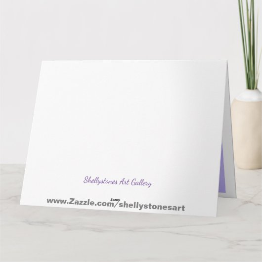 Personalisieren Sie große "Dove with a Rose" Oster Karte (Rückseite)