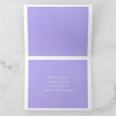 Personalisieren Sie große "Dove with a Rose" Oster Karte (Innenseite)