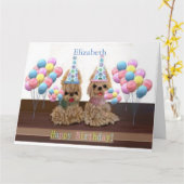 Personalisieren Sie große "Happy Birthday" Karte (Gelbe Blume)