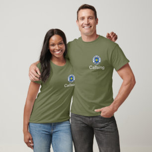 Personalisieren Sie Ham Radio Operator Blue T-Shirt