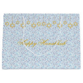 Personalisieren Sie HANUKKAH Hebrew Holiday Gift B Große Geschenktüte (Vorderseite)