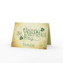 Personalisieren Sie Happy St Patricks Day