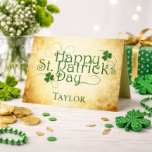 Personalisieren Sie Happy St Patricks Day