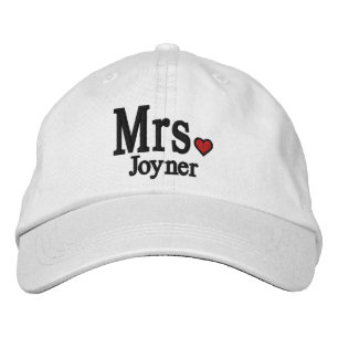 Personalisieren Sie Herrn & Frau Embroidery bestic Bestickte Baseballkappe