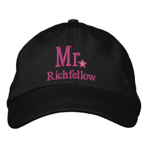 Personalisieren Sie Herrn & Frau Embroidery bestic Bestickte Kappe