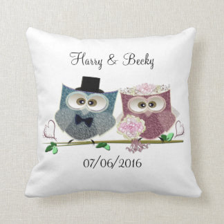 Personalisieren Sie Hochzeit Memento Pillow Kissen