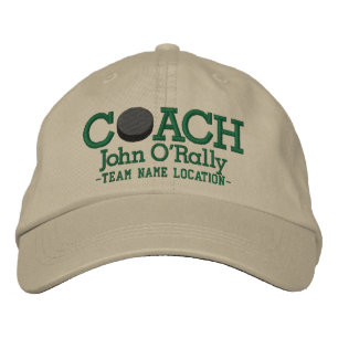 Personalisieren Sie Hockey Coach Cap Ihren Namen I Bestickte Kappe