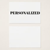 Personalisieren Sie Ihr Eigenes (Vorne & Hinten)