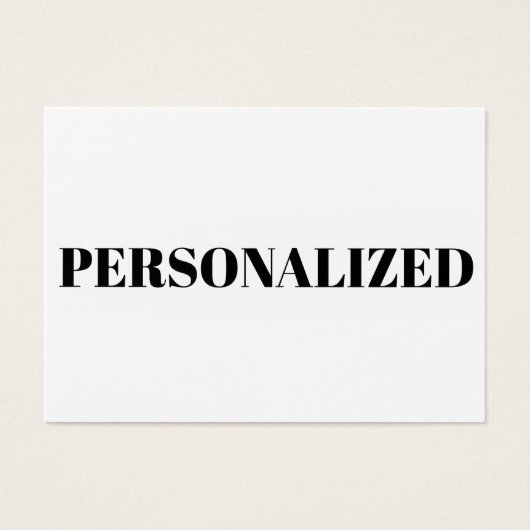 Personalisieren Sie Ihr Eigenes (Vorderseite)