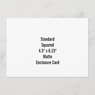 Personalisieren Sie Ihr eigenes Design mit 4,5" x Begleitkarte