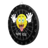 Personalisieren Sie Ihr eigenes lustiges Emoji Dartscheibe (Vorderseite rechts)