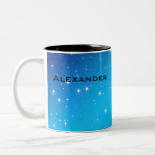 Personalisieren Sie Ihr eigenes Universum Zweifarbige Tasse