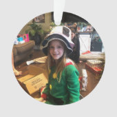 Personalisieren Sie Ihr Foto CHRISTMAS Acrylschmuc Ornament (Vorderseite)