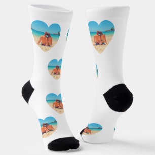 Personalisieren Sie Ihr Foto in Herz Socken Wählen