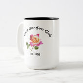 Personalisieren Sie Ihr Getränk! Zweifarbige Tasse (Vorderseite Links)