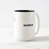 Personalisieren Sie Ihr Getränk! Zweifarbige Tasse (VorderseiteRechts)