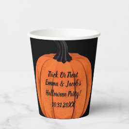Personalisieren Sie Ihr Halloween-Party Pumpkin Pappbecher