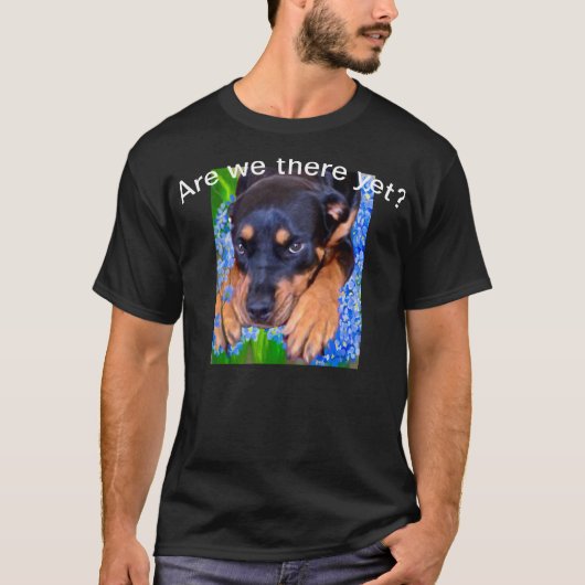 Personalisieren Sie Ihr Rottweiler Foto & Text T-Shirt (Vorderseite)