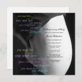 Personalisieren Sie Ihre Baby-Bump-, benutzerdefin Einladung (Vorne/Hinten)