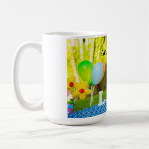Personalisieren Sie Ihre Babys Geburtstags-Foto Kaffeetasse