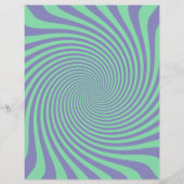 Personalisieren Sie Ihre Behalten Drehung Calm Blu Flyer (Hinten)