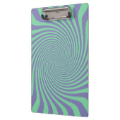 Personalisieren Sie Ihre Behalten Drehung Calm Blu Klemmbrett (Links)