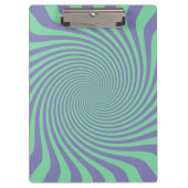 Personalisieren Sie Ihre Behalten Drehung Calm Blu Klemmbrett (Vorderseite)