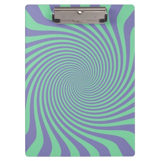 Personalisieren Sie Ihre Behalten Drehung Calm Blu Klemmbrett (Vorderseite)