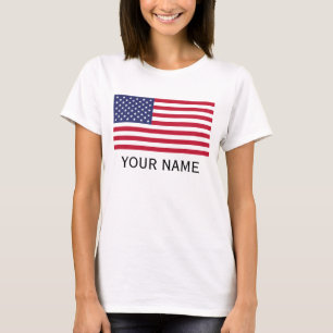 Personalisieren Sie Ihre Daten mit Ihrem Namen USA T-Shirt