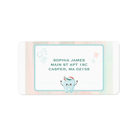 Personalisieren Sie Ihre E-Mail mit einem lustigen Adressaufkleber (Vorne)