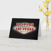 Personalisieren Sie Ihre eigene Las Vegas Card Karte (Gelbe Blume)