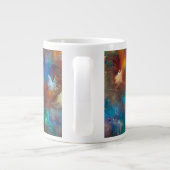 Personalisieren Sie Ihre eigenen Bilder-Schmetterl Jumbo-Tasse (Rückseite)