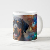 Personalisieren Sie Ihre eigenen Bilder-Schmetterl Jumbo-Tasse (Vorderseite Rechts)