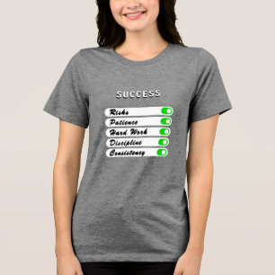 Personalisieren Sie Ihre Erfolgsbedingungen Tri-Blend Shirt