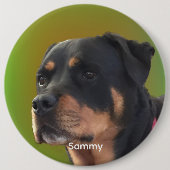 Personalisieren Sie Ihre Fotos oder Rottweiler & N Button (Vorderseite)