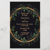 Personalisieren Sie Ihre Hochzeitseinladung Briefpapier (Vorderseite)