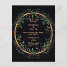 Personalisieren Sie Ihre Hochzeitseinladung Postkarte