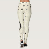 Personalisieren Sie Ihre Hunde Foto Leggings (Rückseite)
