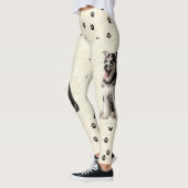 Personalisieren Sie Ihre Hunde Foto Leggings (Links)