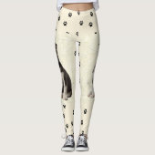 Personalisieren Sie Ihre Hunde Foto Leggings (Vorderseite)