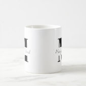 Personalisieren Sie Ihre Initial- und Namensgebung Kaffeetasse (Mittel)